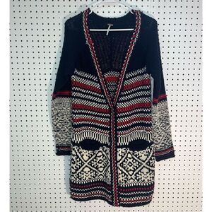 Free People Annabelle knit Nordic cardigan sweater